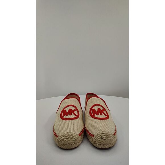 Michael Kors Red and Cream Espadrilles - Picture 1 of 3